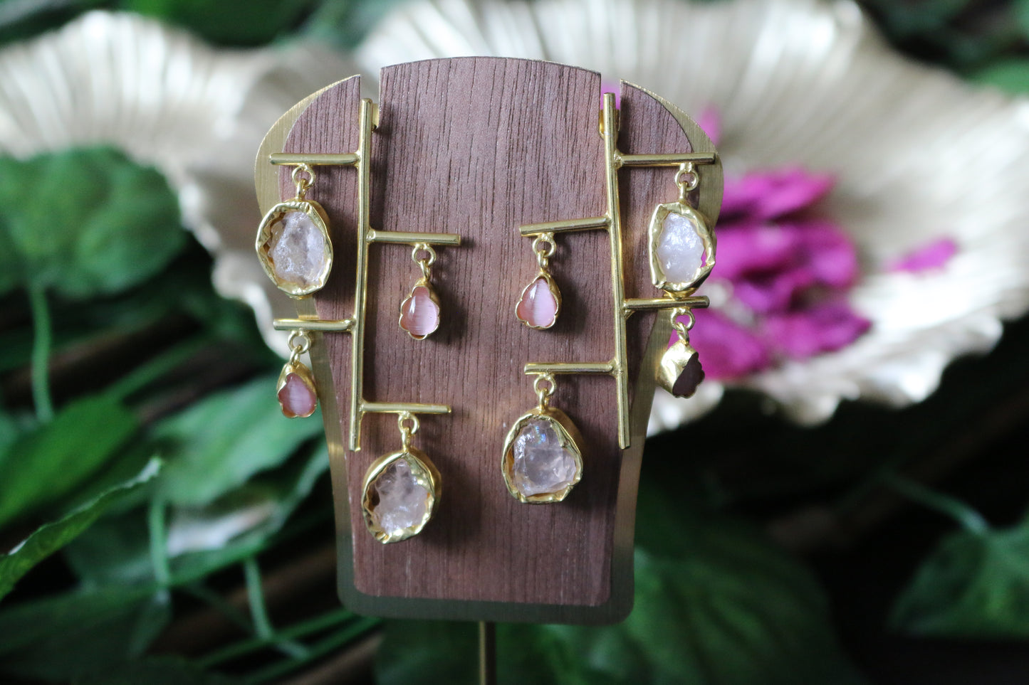Gem Climbers Statement Earrings