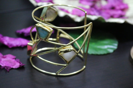 Jumbo Statement Multi Colour Hand Cuff